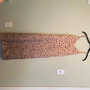 Leopard midi dress